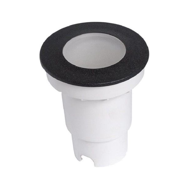 LAMP. EXT. EMPOTRABLE DE PISO CECI NEGRO 1L GU10 3.5W CCT
