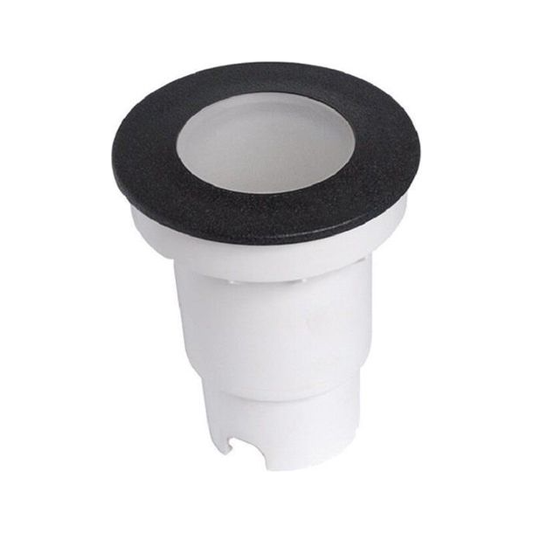 LAMP. EXT. EMPOTRABLE DE PISO CECI NEGRO 1L GU10 3.5W CCT