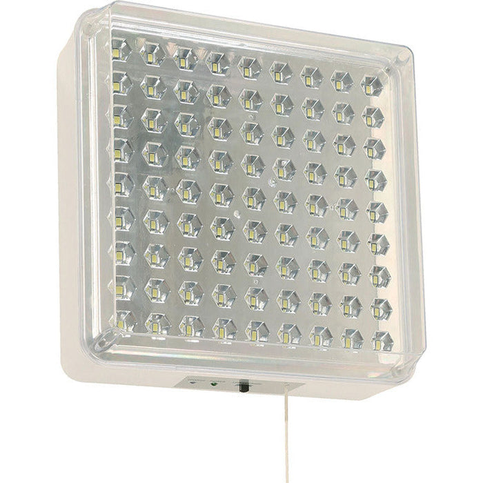 LAMP. LED PARED EMERGENCIA BLANCO 1L 3W 100-277V 6500K