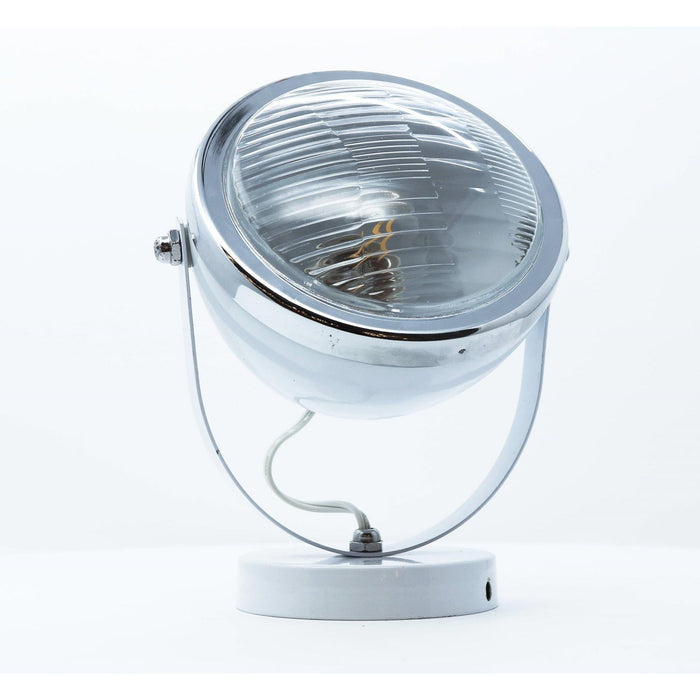 LAMP. TECHO REFLECTORA BLANCO+CROMO 1L E27 40W