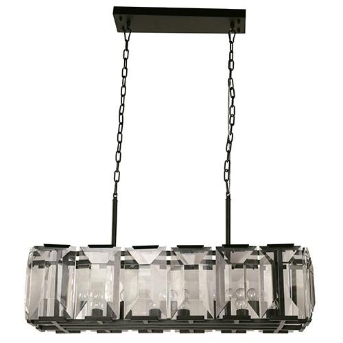 LAMP. TECHO NEGRO 8L E27 60W (CUERPO Y PANTALLA 2 CAJAS)