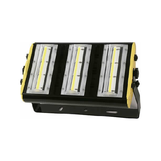 LAMP. EXT. LED PARED NEGRO Y AMARILLO 3L 80W 100-277V 5000K