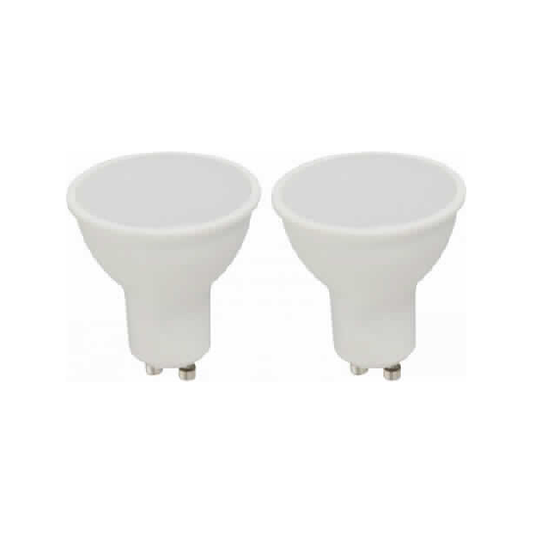 BOMBILLO LED GU10 5W 85-265V 6000K NON-DIM 2 PIEZAS BLISTER