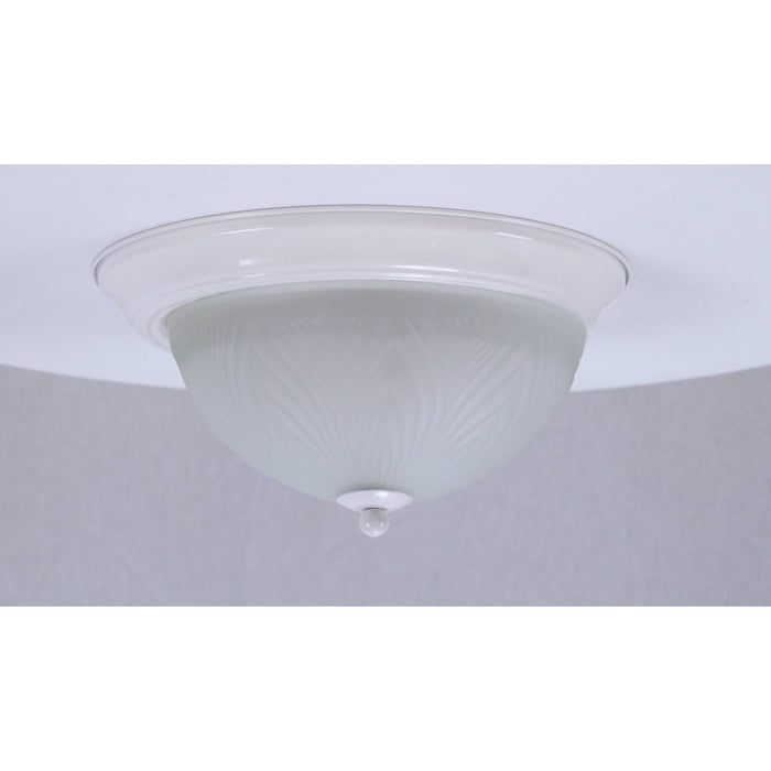 LAMP. TECHO BLANCO SATINADO 2L E27 60W