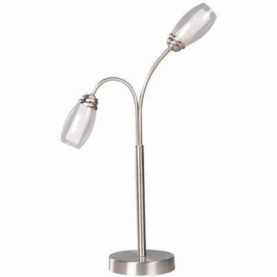 LAMP. MESA NÍQUEL SATINADO 2L G9 40W