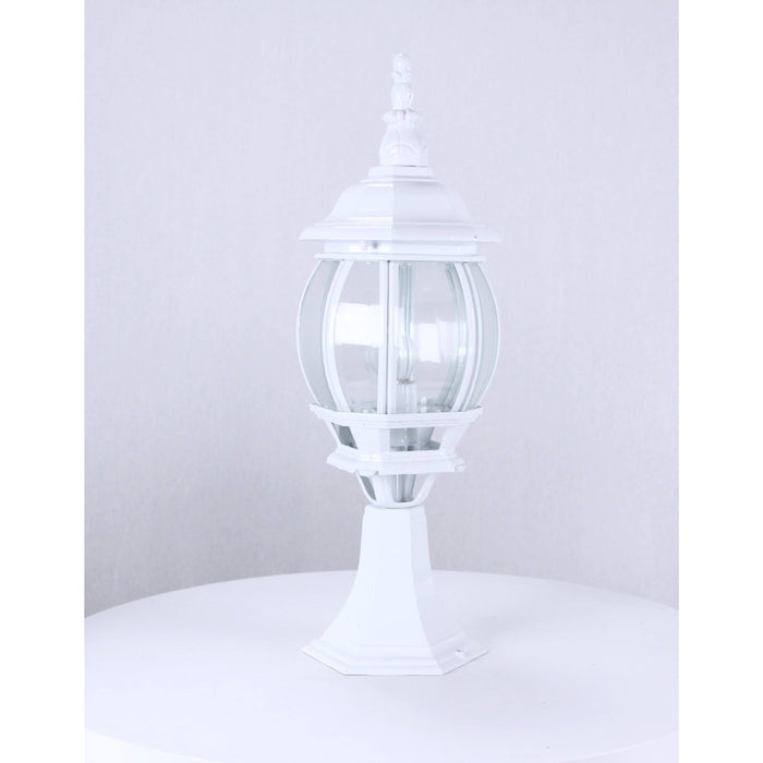 LAMP. EXT. POSTE BLANCO 1L E27 100W