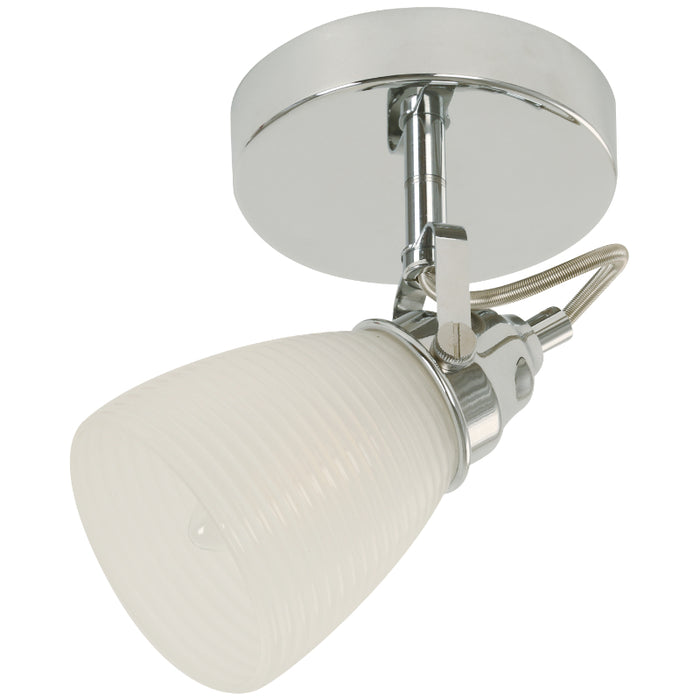 LAMP. TECHO REFLECTORA CROMO 1L E14 40W