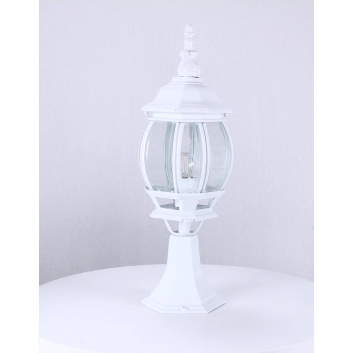 LAMP. EXT. POSTE BLANCO 1L E27 100W