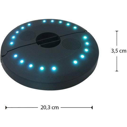 LAMP. LED DE PARAGUA 6W+4W RGB (CON BOCINA, BLUETOOTH, RECARGABLE) IP20