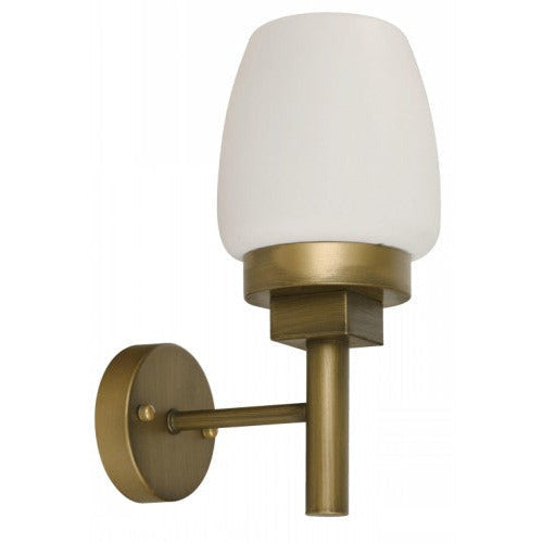 LAMP. EXT. PARED DORADO ANTIGUO 1L E27 40W