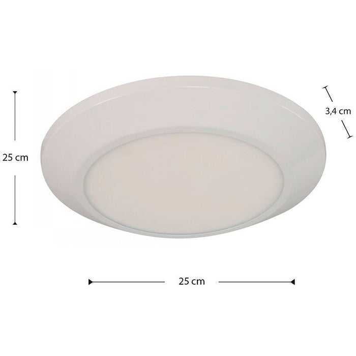 LAMP. LED TECHO BLANCO 18W 6500K