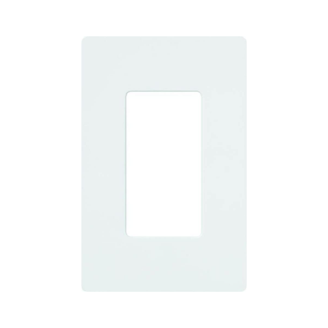 PLACA DECORATIVA DE PARED 1-GANG BLANCO