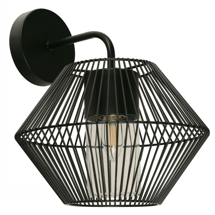 LAMP. EXT. PARED NEGRO 1L E27 10W