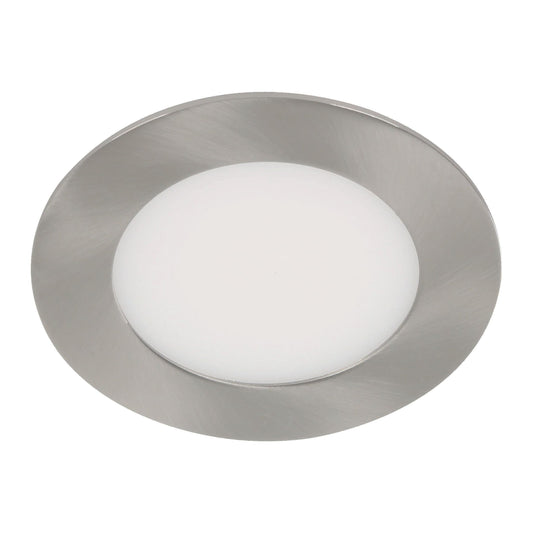 LAMP. LED TECHO NIQUEL SATINADO 1L 6W 100-240V 6000K