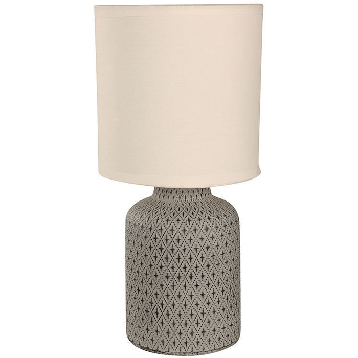 LAMP. MESA GRIS 1L E27 60W