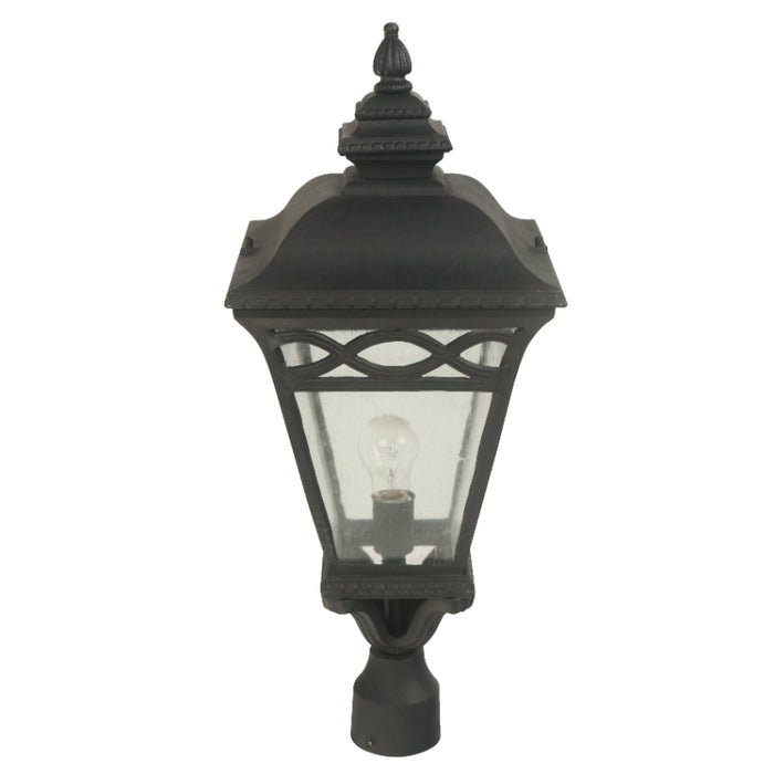 LAMP. EXT. MURO NEGRO 1L E27 100W