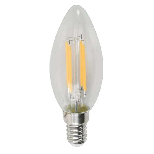 BOMBILLO LED FILAMENTO TORPEDO E14 4W 120V 2700K (ATENUABLE)
