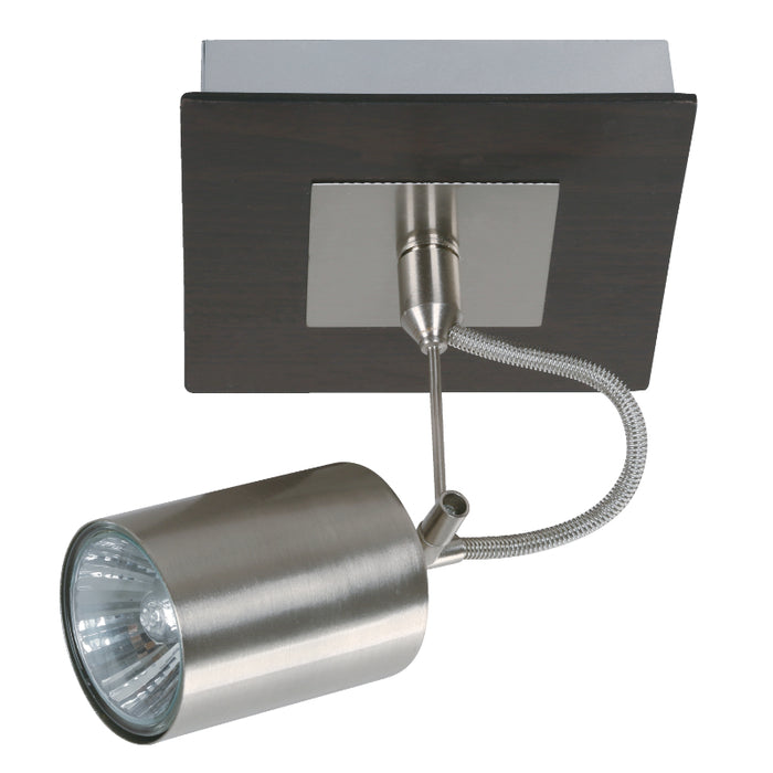 LAMP. TECHO NIQUEL SATINADO 1LUZ GZ10 50W