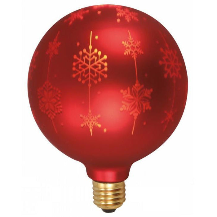 BOMBILLO LED DE NAVIDAD  G125 E27 1.5W 85-265V ROJO