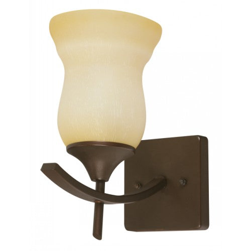 LAMP. PARED CHOCOLATE 1L E27 60W