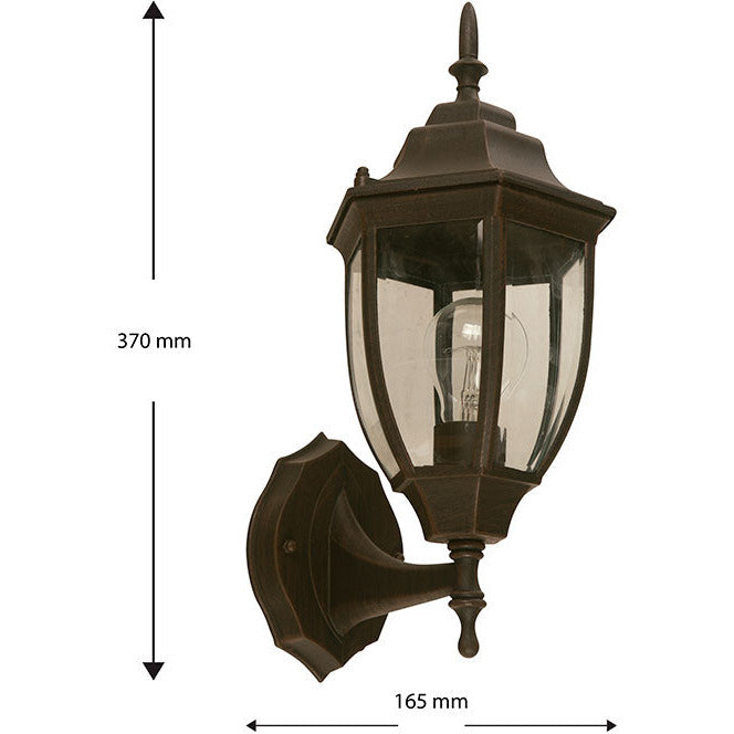 LAMP. EXT. PARED OXIDO 1L E27 100W