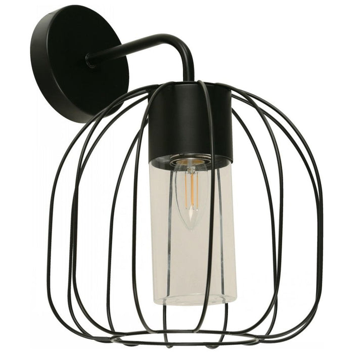 LAMP. EXT. PARED NEGRO 1L E27 10W