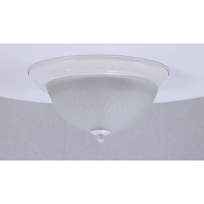 LAMP. TECHO BLANCO SATINADO 2L E27 60W