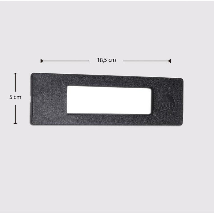 LAMP. EXT. EMPOTRABLE PARED NINA 190 NEGRO 1L R7S 8.5W