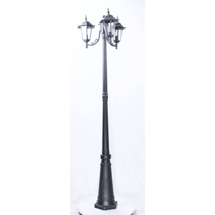 LAMP. EXT. POSTE ORO ANTIGUO 3L E27 100W