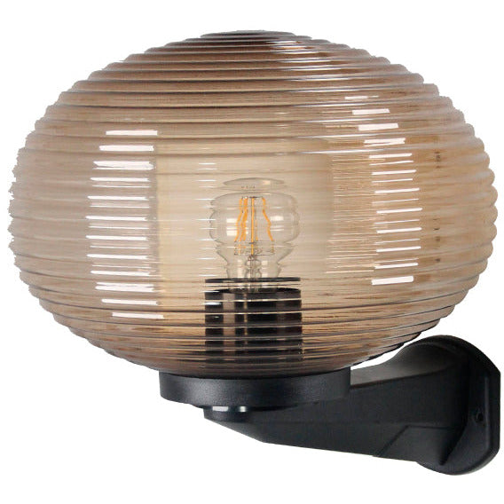 LAMP. EXT. PARED NEGRO 1L E27 60W (CONVERTIBLE A POSTE)
