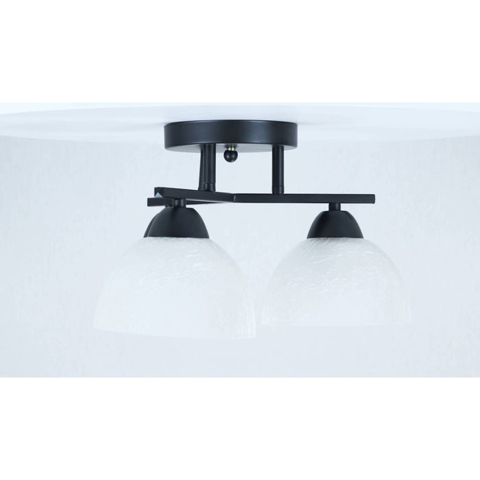 Lámpara Techo Negro 3L E27 5W (Bombillos Led Incluidos)