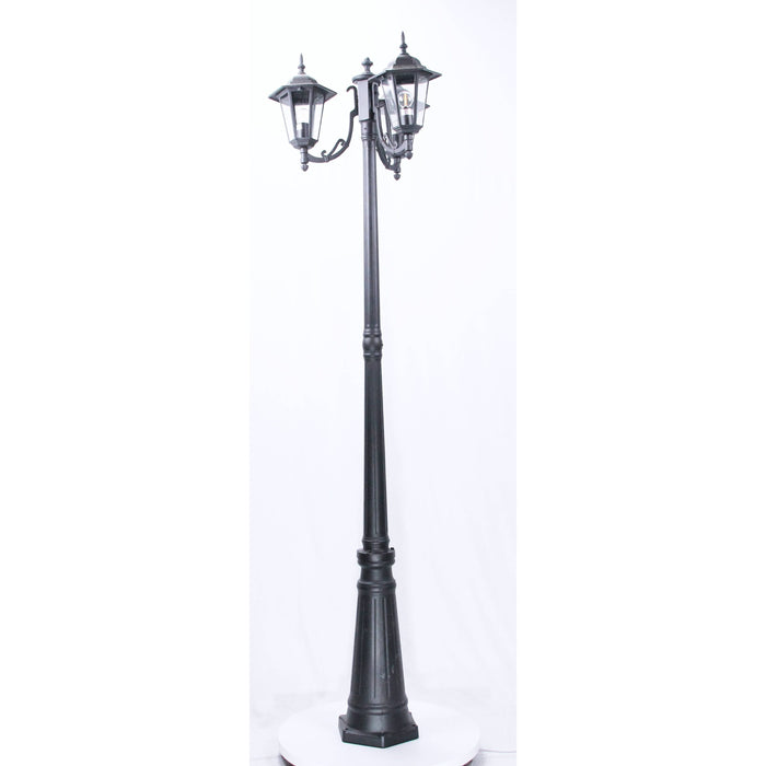 LAMP. EXT. POSTE ORO ANTIGUO 3L E27 100W