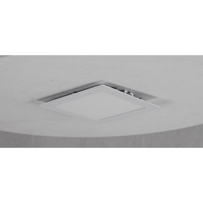 LAMP LED TECHO CUADRADA BLANCA 12W 4000K