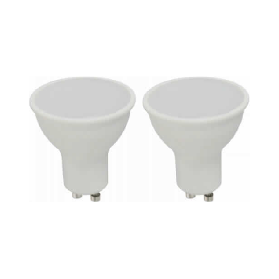 BOMBILLO LED GU10 5W 185-265V 4500K NON-DIM 2 PIEZAS BLISTER